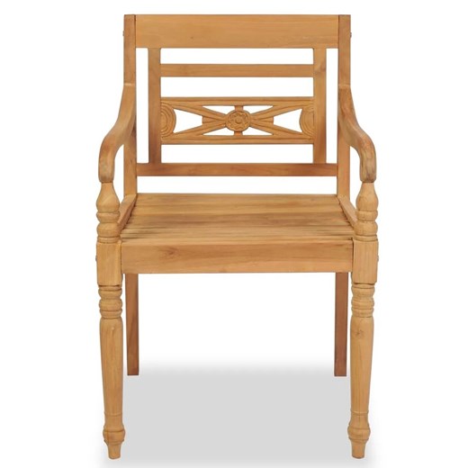Zestaw drewnianych krzeseł ogrodowych - Kselia Elior One Size Edinos.pl