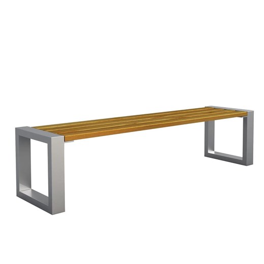 Nowoczesna ławka Silver 150cm 8 kolorów C3-F80 ze sklepu Edinos.pl w kategorii Ławki ogrodowe - zdjęcie 173319832