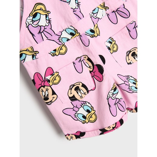 Sinsay - Krótkie ogrodniczki Disney - różowy Sinsay 134 Sinsay