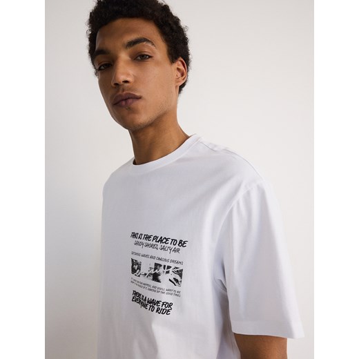 T-shirt męski Reserved z krótkim rękawem