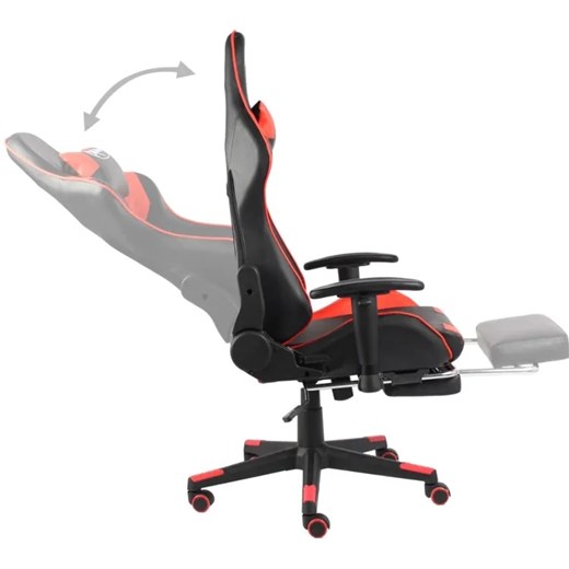 Czerwono-czarny fotel ergonomiczny dla gracza - Divinity Elior One Size Edinos.pl