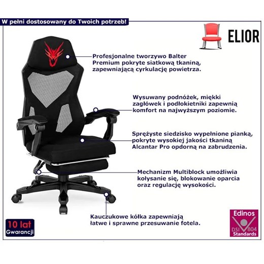 Krzesło biurowe Elior