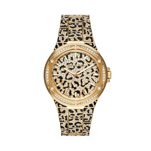 Zegarek Michael Kors Lennox MK7284 Złoty ze sklepu eobuwie.pl w kategorii Zegarki - zdjęcie 173324281