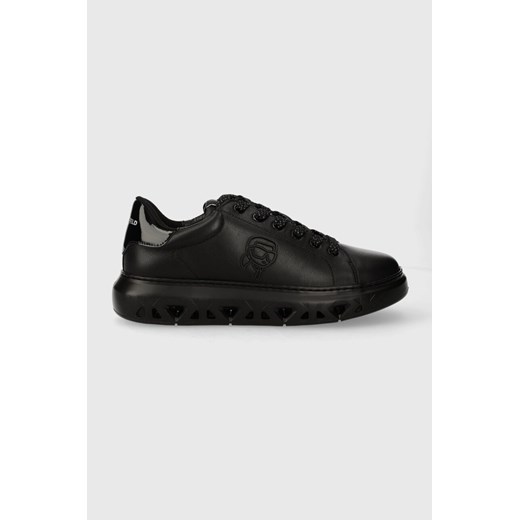 Karl Lagerfeld sneakersy skórzane KAPRI KITE kolor czarny KL54530 ze sklepu ANSWEAR.com w kategorii Trampki męskie - zdjęcie 173324511