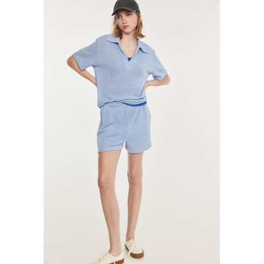 H & M - Dżersejowe szorty - Niebieski ze sklepu H&M w kategorii Szorty - zdjęcie 173324611