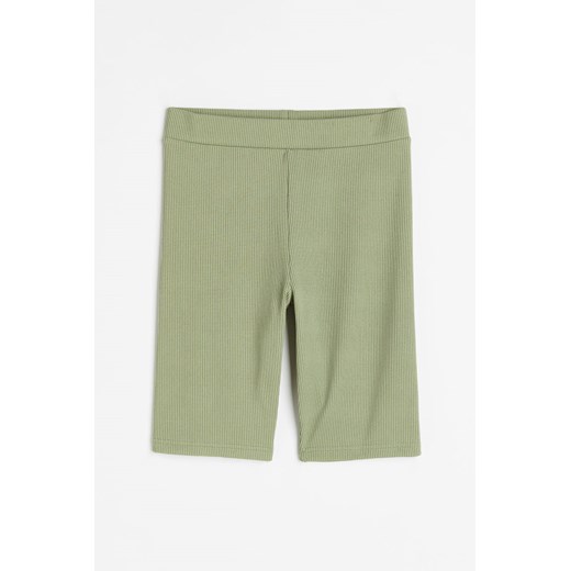 H & M - Krótkie legginsy - Zielony ze sklepu H&M w kategorii Szorty - zdjęcie 173324731