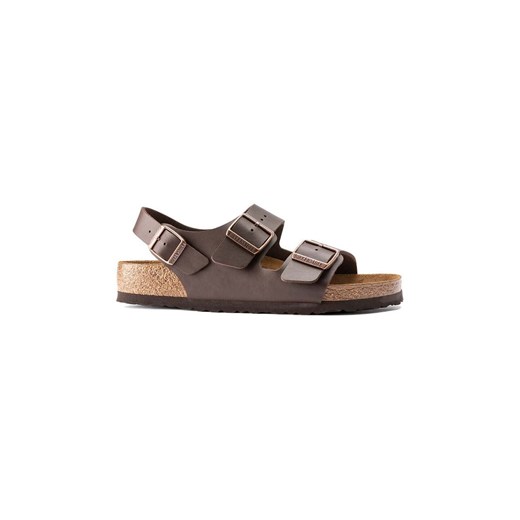 Birkenstock - Sandały Milano Bs 34701.M-Dark.Brown ze sklepu PRM w kategorii Sandały męskie - zdjęcie 173325111