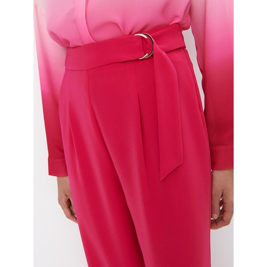 Mohito - Różowe spodnie z szeroką nogawką - mocny różowy Mohito 32 Mohito