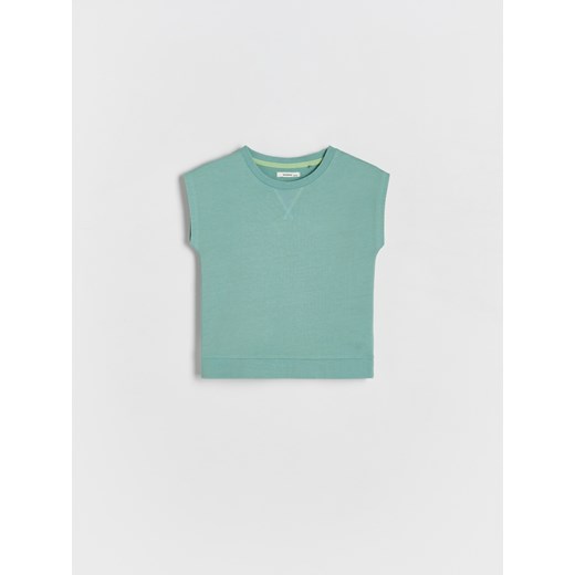 Reserved - T-shirt bez rękawów - miętowy ze sklepu Reserved w kategorii Koszulki niemowlęce - zdjęcie 173329173