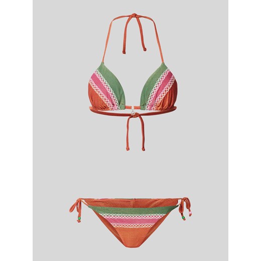 Zestaw bikini z aplikacją z logo model ‘KAONUNA’ ze sklepu Peek&Cloppenburg  w kategorii Stroje kąpielowe - zdjęcie 173329813