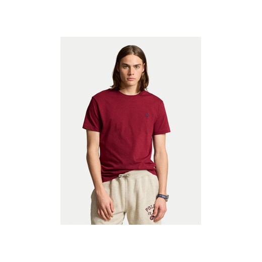 Polo Ralph Lauren T-Shirt 710671438377 Czerwony Custom Slim Fit ze sklepu MODIVO w kategorii T-shirty męskie - zdjęcie 173330400