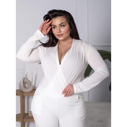 Body Oversize Białe klasyczne ze sklepu Fashionyou w kategorii Bluzki damskie - zdjęcie 173331152