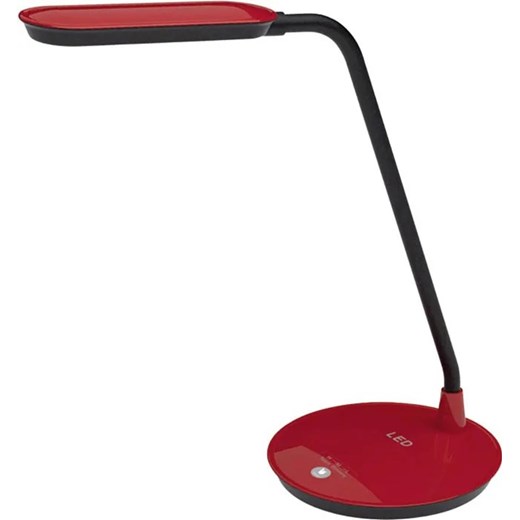 Czerwona nowoczesna lampka biurowa LED - 7X S261 M2-B33 ze sklepu Edinos.pl w kategorii Lampy stołowe - zdjęcie 173333360