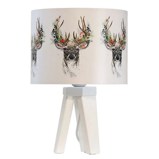 Świąteczna lampka z abażurem trójnóg - 9X S285 N4-B53 ze sklepu Edinos.pl w kategorii Lampy stołowe - zdjęcie 173333362
