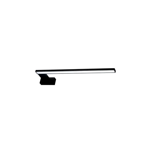Czarny kinkiet LED nad lustro lewostronny - N016-Cortina 11W 45x12x4 cm Lumes One Size Edinos.pl