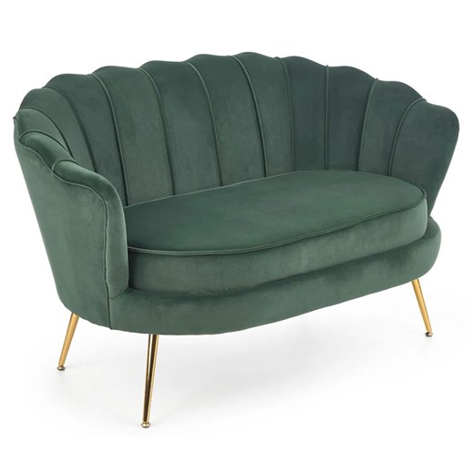 Zielona tapicerowana sofa glamour - Ilmsa 4X ze sklepu Edinos.pl w kategorii Sofy i kanapy - zdjęcie 173333454