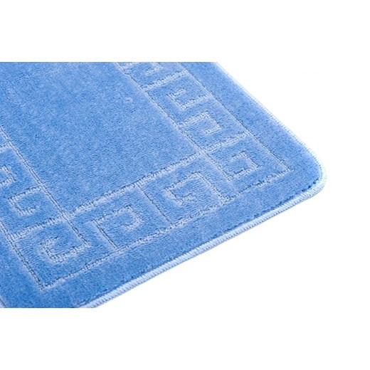 Stylowy niebieski komplet dywaników do łazienki w gracki wzór - Opix 5X Profeos One Size Edinos.pl
