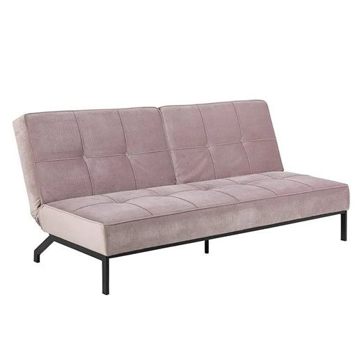 Welurowa sofa Dalima - różowa ze sklepu Edinos.pl w kategorii Portfele damskie - zdjęcie 173334063