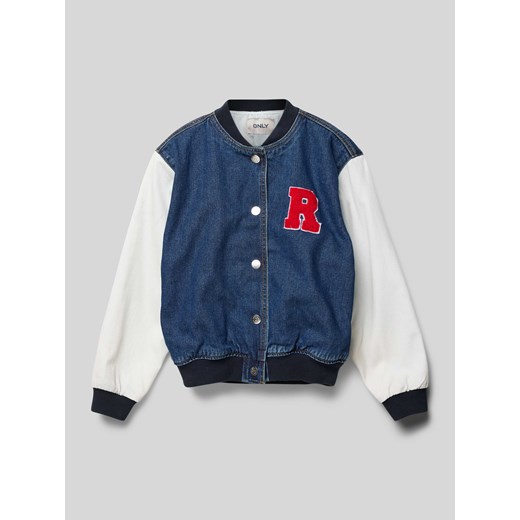 Kurtka baseballowa z nadrukiem z motywem model ‘BOWIE’ ze sklepu Peek&Cloppenburg  w kategorii Kurtki chłopięce - zdjęcie 173334660