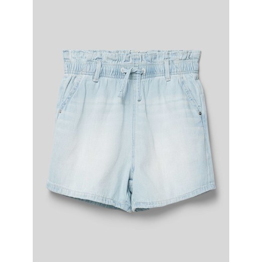 Szorty jeansowe z pasem typu paperbag ze sklepu Peek&Cloppenburg  w kategorii Spodenki dziewczęce - zdjęcie 173334814