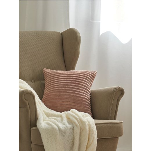 Sinsay - Poszewka na poduszkę - różowy ze sklepu Sinsay w kategorii Poszewki na poduszki - zdjęcie 173336044