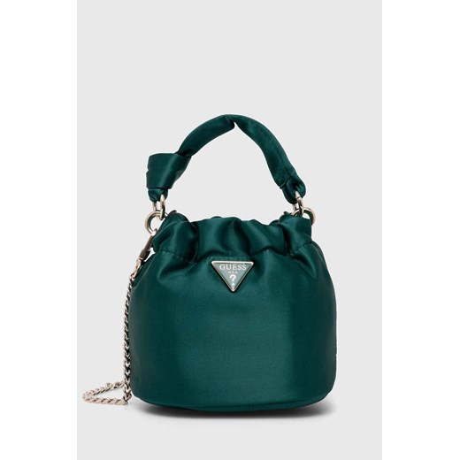 Guess torebka TWILLER kolor zielony HWEG93 10700 ze sklepu ANSWEAR.com w kategorii Kopertówki - zdjęcie 173337072