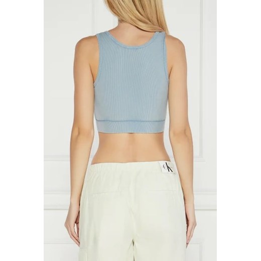 CALVIN KLEIN JEANS Top LABEL WASHED | Slim Fit L Gomez Fashion Store