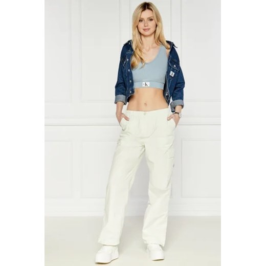 CALVIN KLEIN JEANS Top LABEL WASHED | Slim Fit S Gomez Fashion Store