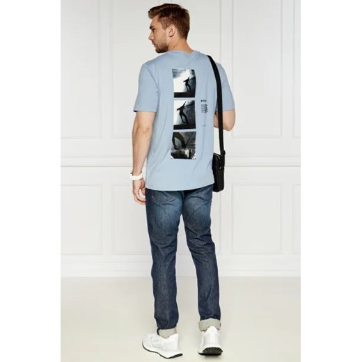 T-shirt męski BOSS HUGO z elastanu