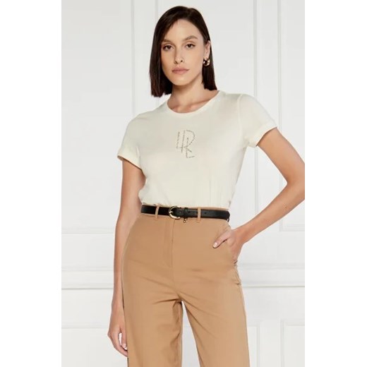 LAUREN RALPH LAUREN T-shirt HAILLY | Regular Fit ze sklepu Gomez Fashion Store w kategorii Bluzki damskie - zdjęcie 173339512