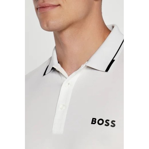 BOSS HUGO t-shirt męski z elastanu casual 