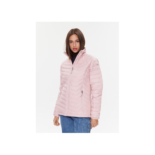 Columbia Kurtka puchowa Powder Lite™ Jacket Różowy Regular Fit ze sklepu MODIVO w kategorii Kurtki damskie - zdjęcie 173353442