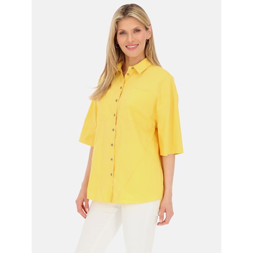 Koszula oversize z przeszyciami i kieszeniami Potis & Verso Colambia ze sklepu Eye For Fashion w kategorii Koszule damskie - zdjęcie 173354250