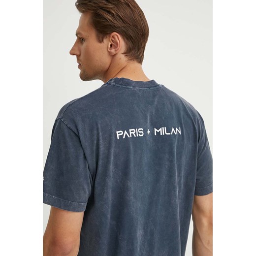 K+LUSHA t-shirt bawełniany męski kolor granatowy gładki KLFORCO TJ010PX ze sklepu ANSWEAR.com w kategorii T-shirty męskie - zdjęcie 173355263