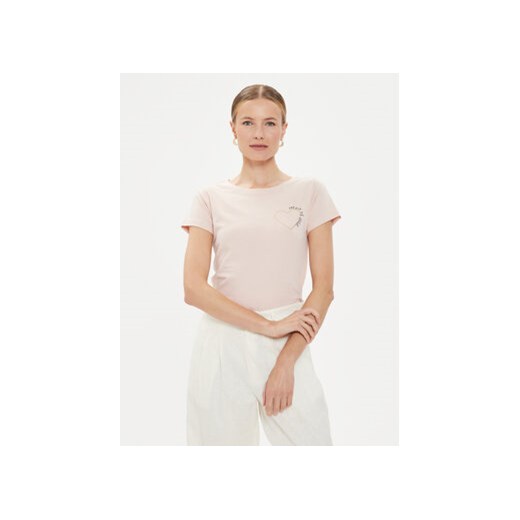 JDY T-Shirt Paris 15193227 Różowy Regular Fit ze sklepu MODIVO w kategorii Bluzki damskie - zdjęcie 173355983