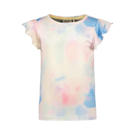 Like Flo Koszulka w kolorze biało-błękitno-jasnoróżowym ze sklepu Limango Polska w kategorii Bluzki dziewczęce - zdjęcie 173357432