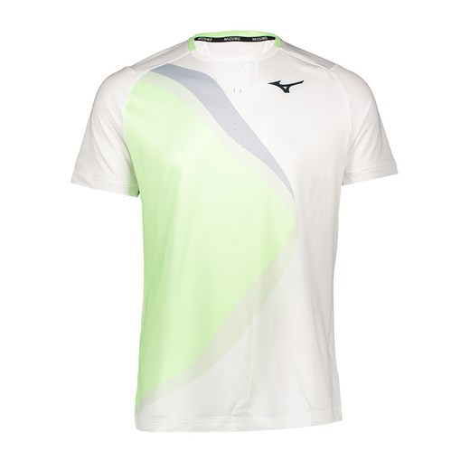 Mizuno Koszulka sportowa &quot;Release Shadow&quot; w kolorze białym ze sklepu Limango Polska w kategorii T-shirty męskie - zdjęcie 173357652