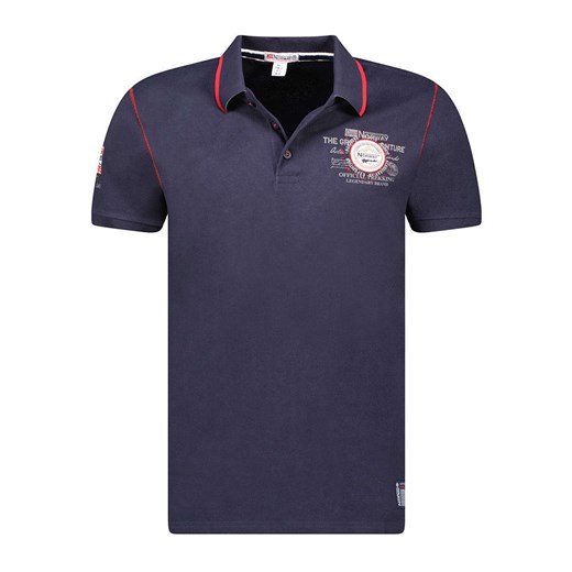 Geographical Norway Koszulka polo &quot;Kilsvik&quot; w kolorze granatowym ze sklepu Limango Polska w kategorii T-shirty męskie - zdjęcie 173357972