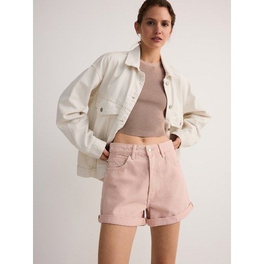 Reserved - Szorty jeansowe - różowy Reserved 38 Reserved