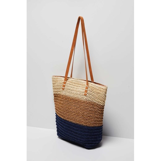 Słomkowa torba shopper uniwersalny promocyjna cena Moodo.pl