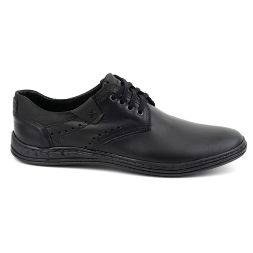 Buty Męskie casual 402 czarne HD ze sklepu butyolivier w kategorii Półbuty męskie - zdjęcie 173363002