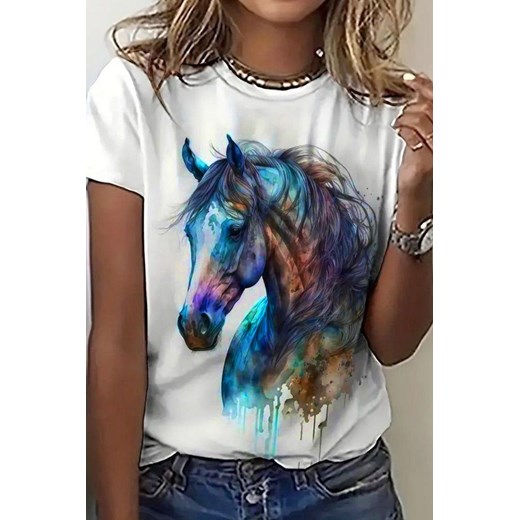 T-shirt KOLERSA ze sklepu Ivet Shop w kategorii Bluzki damskie - zdjęcie 173363594