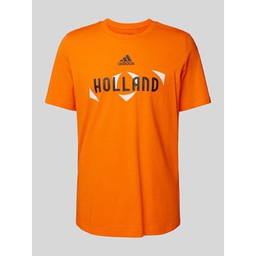 T-shirt z nadrukiem z logo model ‘HOLLAND’ ze sklepu Peek&Cloppenburg  w kategorii T-shirty męskie - zdjęcie 173364101