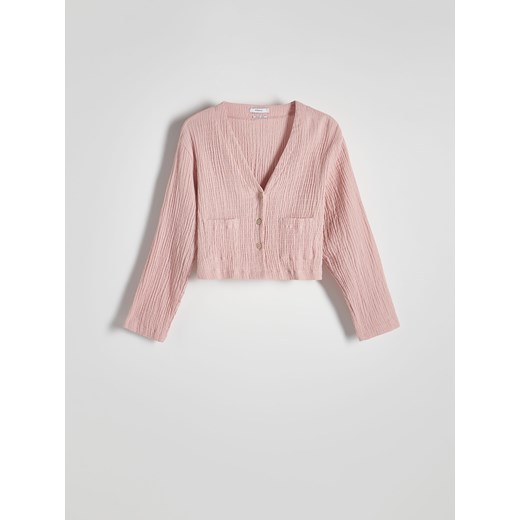 Reserved - Muślinowa koszula - koralowy Reserved XXL Reserved