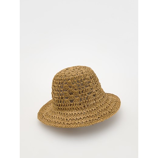 Reserved - Pleciony kapelusz - brązowy ze sklepu Reserved w kategorii Kapelusze męskie - zdjęcie 173365732