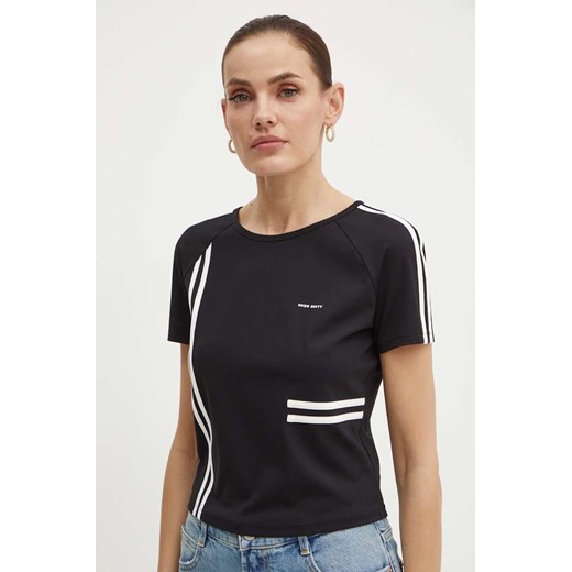 Miss Sixty t-shirt 6L2SJ1650000 SJ1650  S/S T-SHIRT damski kolor czarny 6L2SJ1650000 ze sklepu ANSWEAR.com w kategorii Bluzki damskie - zdjęcie 173366464