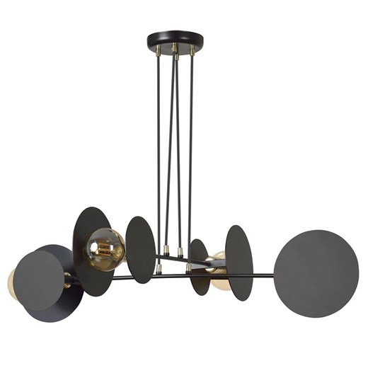 Czarna industrialna lampa wisząca - D027-Tavon Lumes One Size Edinos.pl