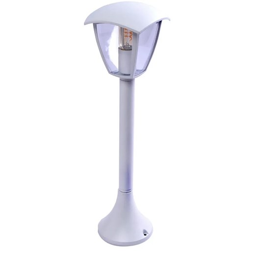Biała lampa ogrodowa - N001-Xarius Lumes One Size Edinos.pl