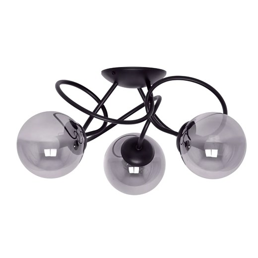 Lampa sufitowa z 3 grafitowymi kloszami - A210-Livera ze sklepu Edinos.pl w kategorii Lampy sufitowe - zdjęcie 173367484