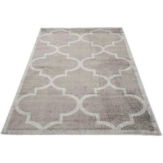 Szary dywan pokojowy w marokański wzór - Caso 10X ze sklepu Edinos.pl w kategorii Dywany - zdjęcie 173367494